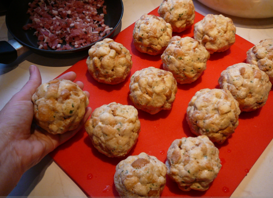 leftover bread dumplings, semmelknödel