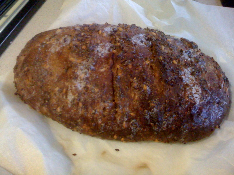 Whole wheat berry bread