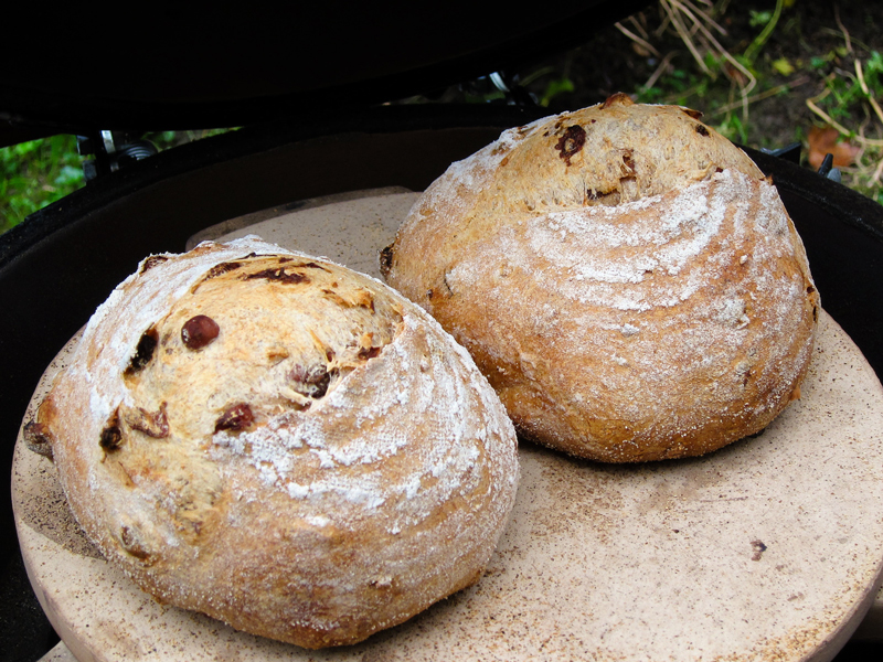 Loaves in the Big Green Egg