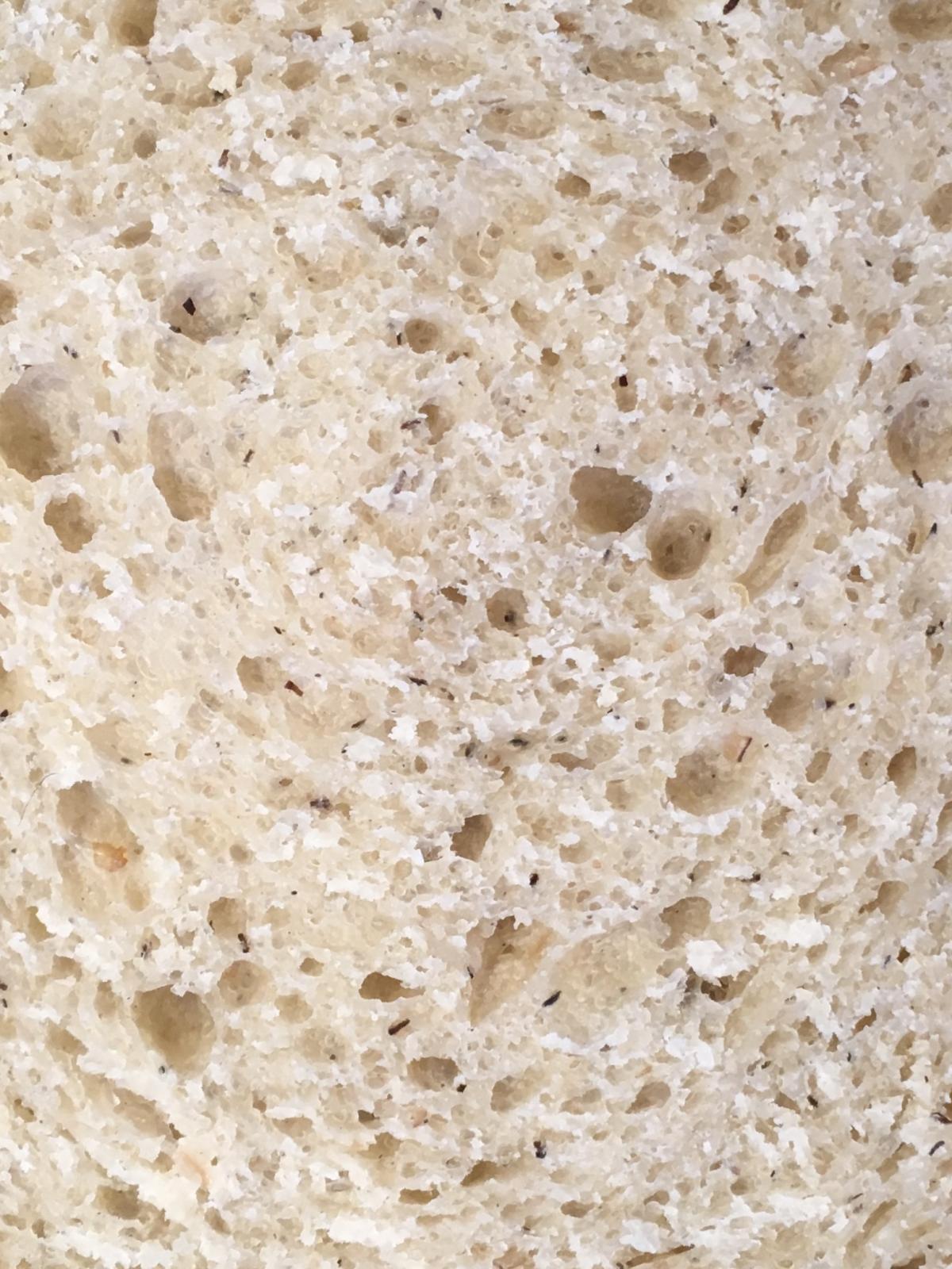 Close up crumb shot