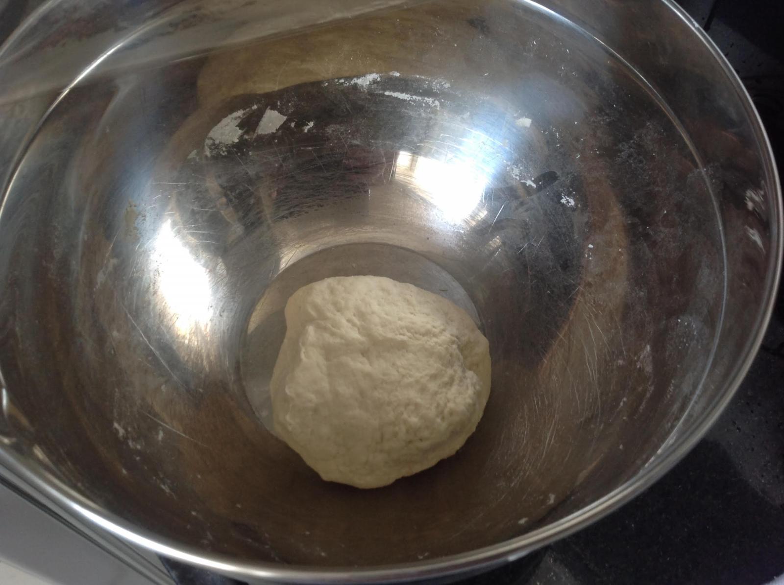 Biga right after mixing it