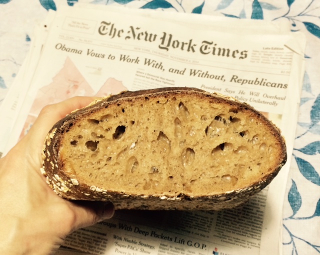 stout bread crumb shot