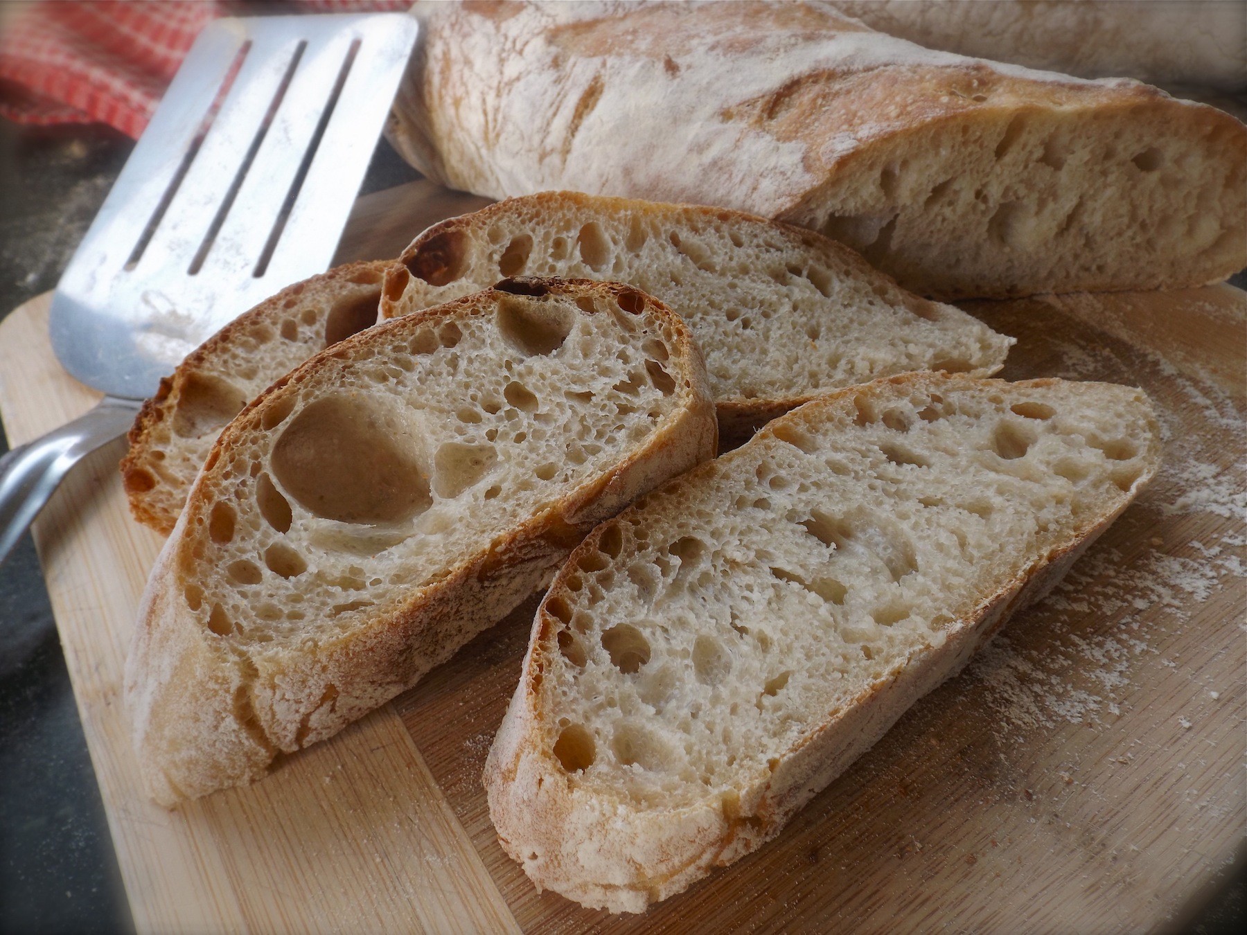 organic sourdough ciabatta