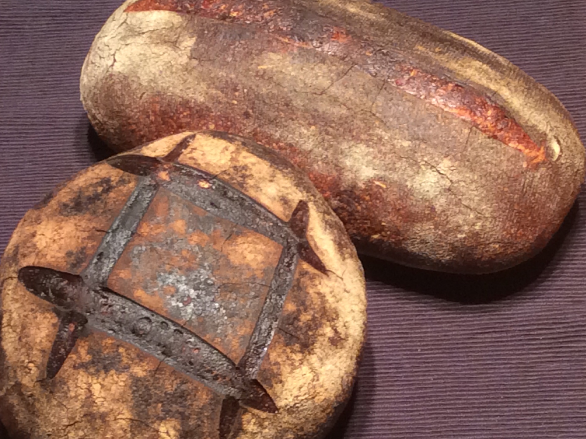 Photo of final baked loaves