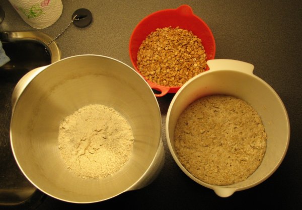 Mise en place: 70% rye