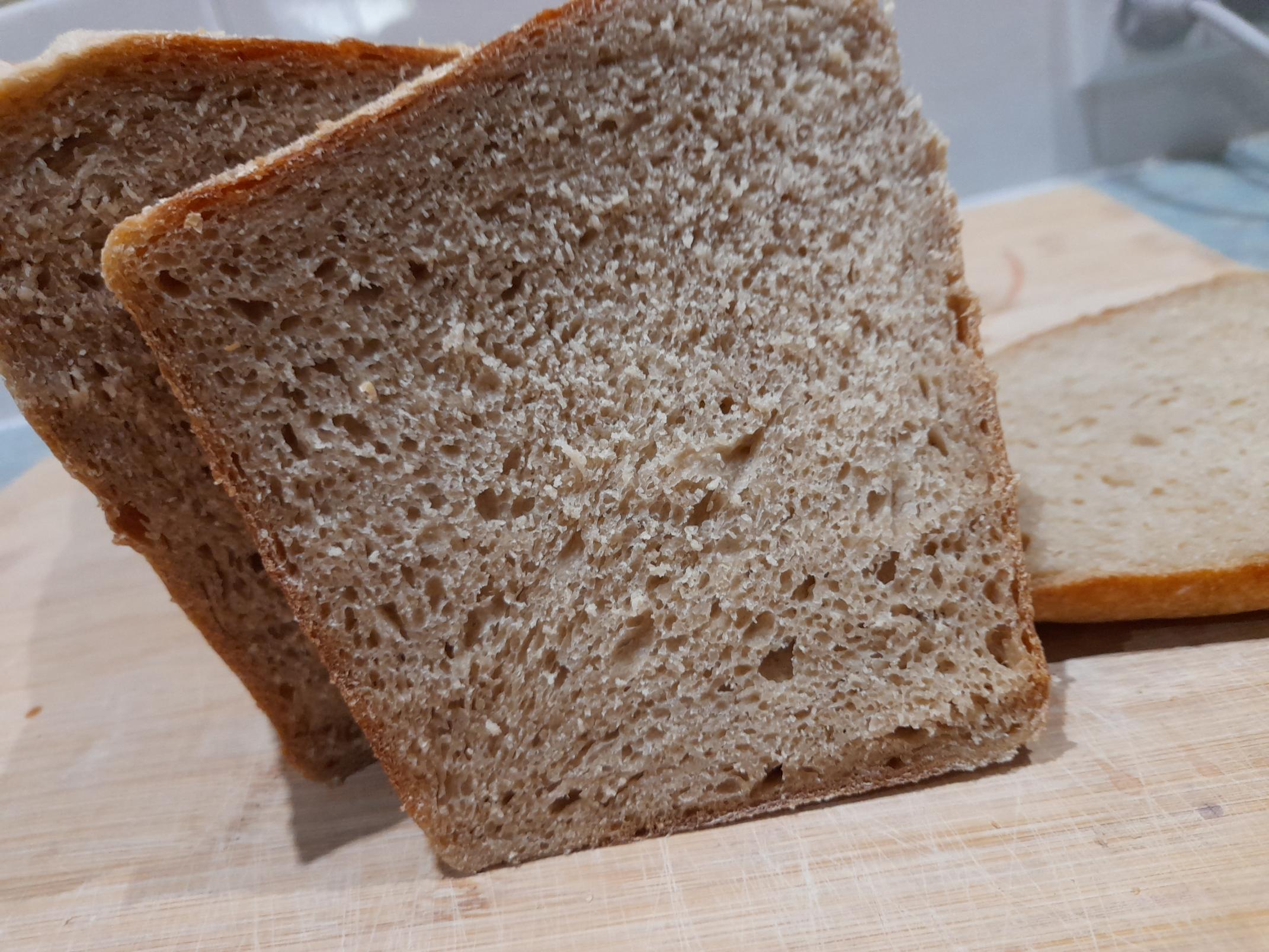 Cast iron pullman loaf crumb