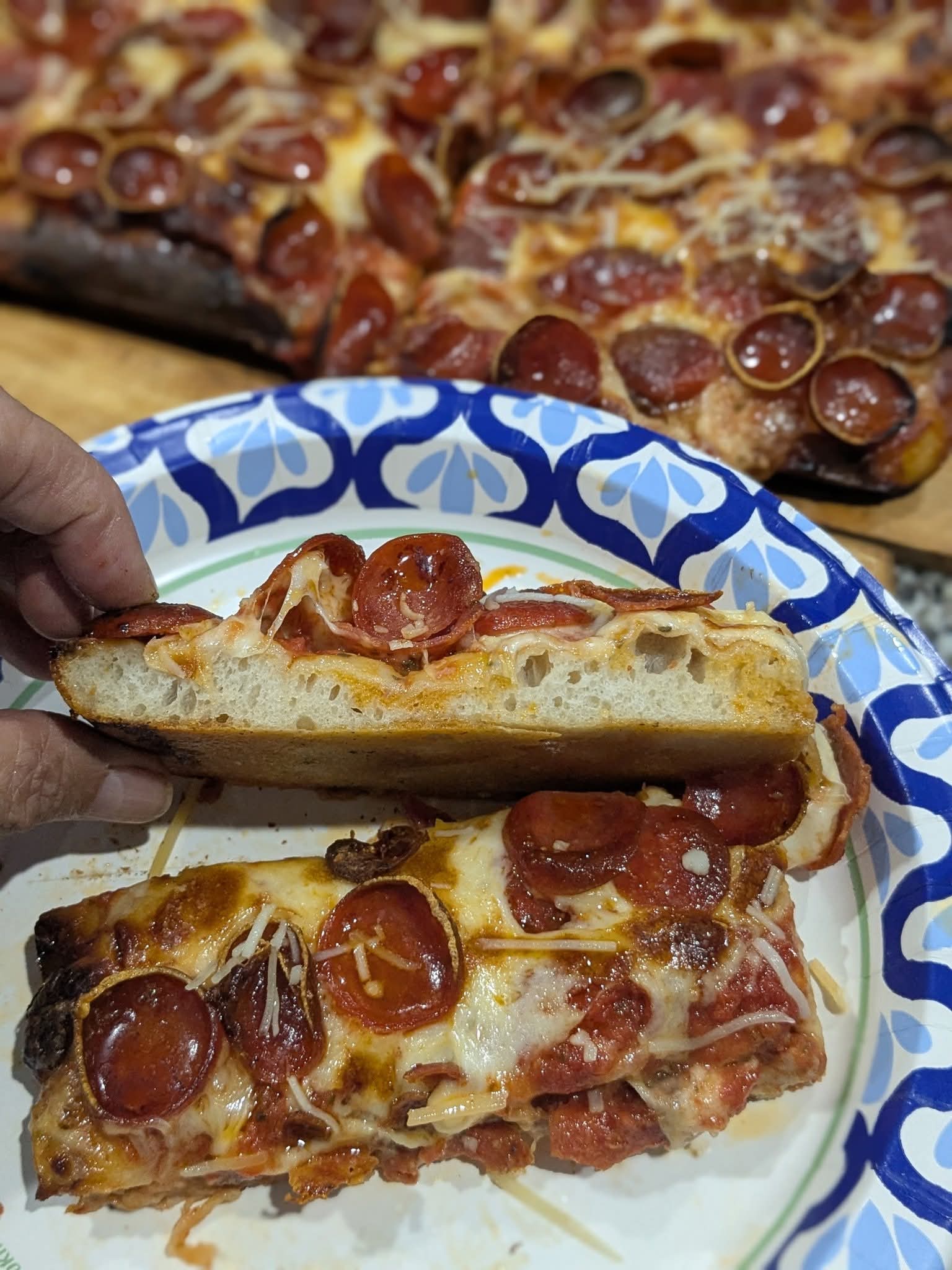 Sicilian pizza 
