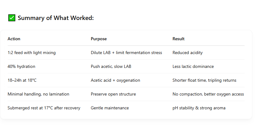 rebalancing pasta madre