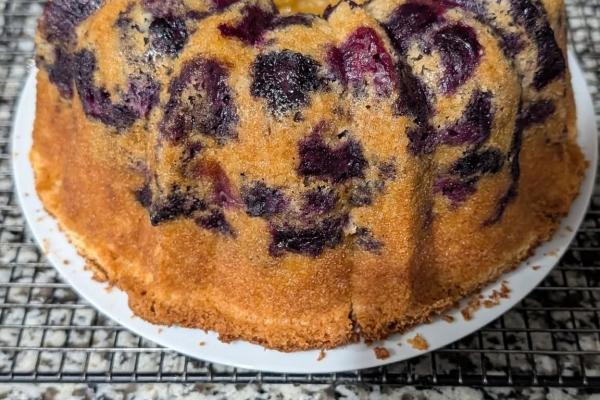 Blueberry Bundt cake 