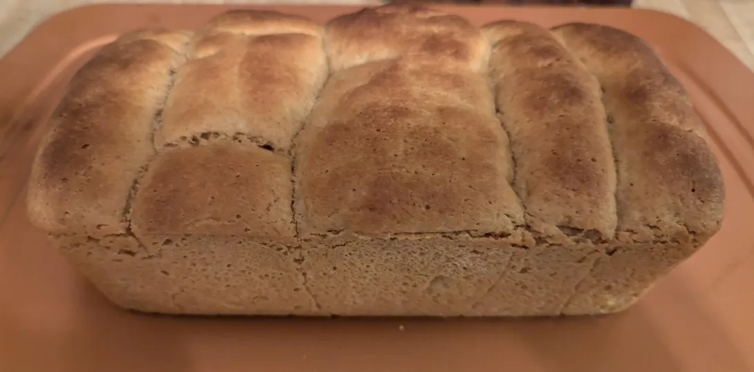 A loaf of Einkorn bread.