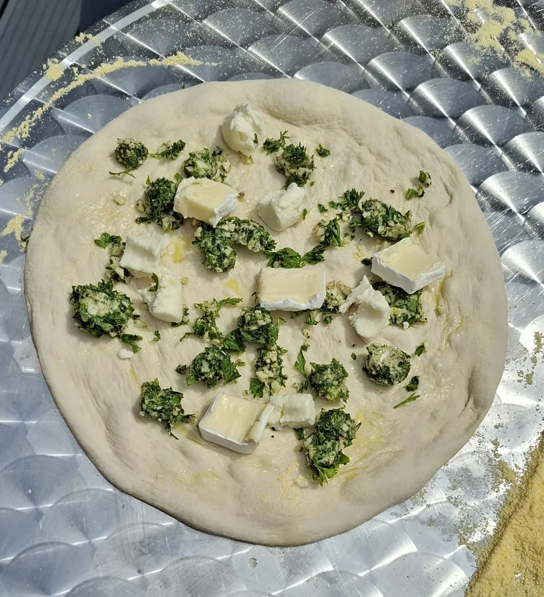 Garlic and cheese Pizza no tomato