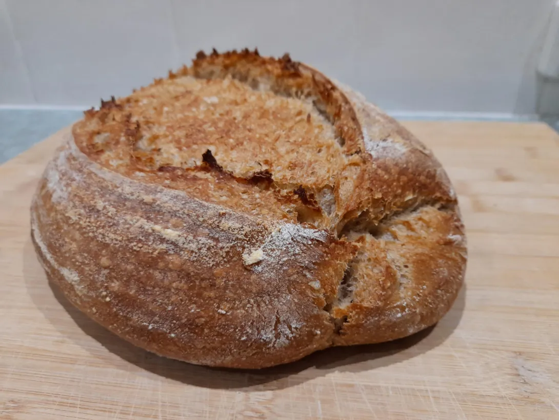 Mixed flour sourdough batard
