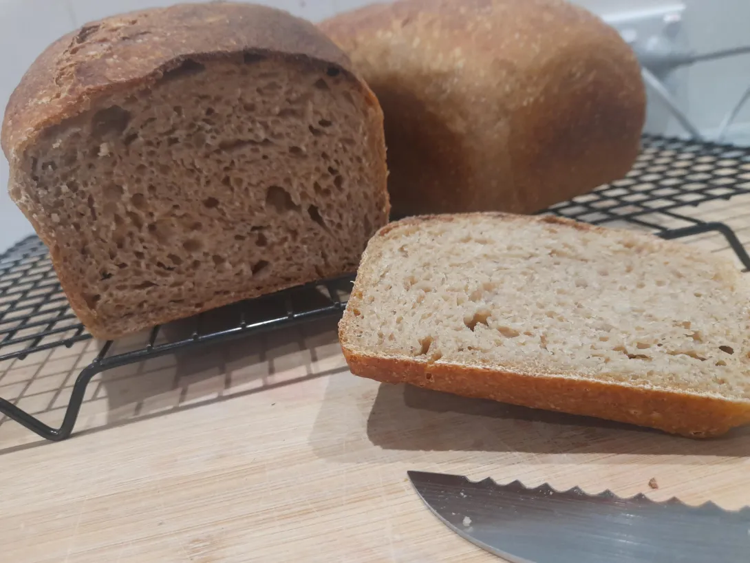 Sourdough with chakki atta & spelt