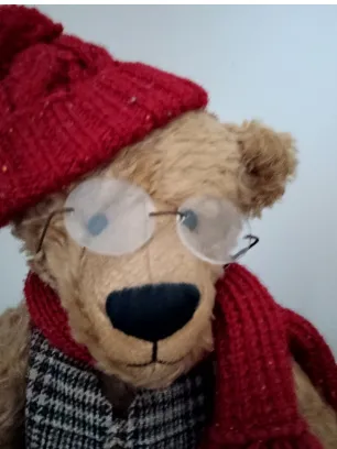 Alfie B dressed for winter.