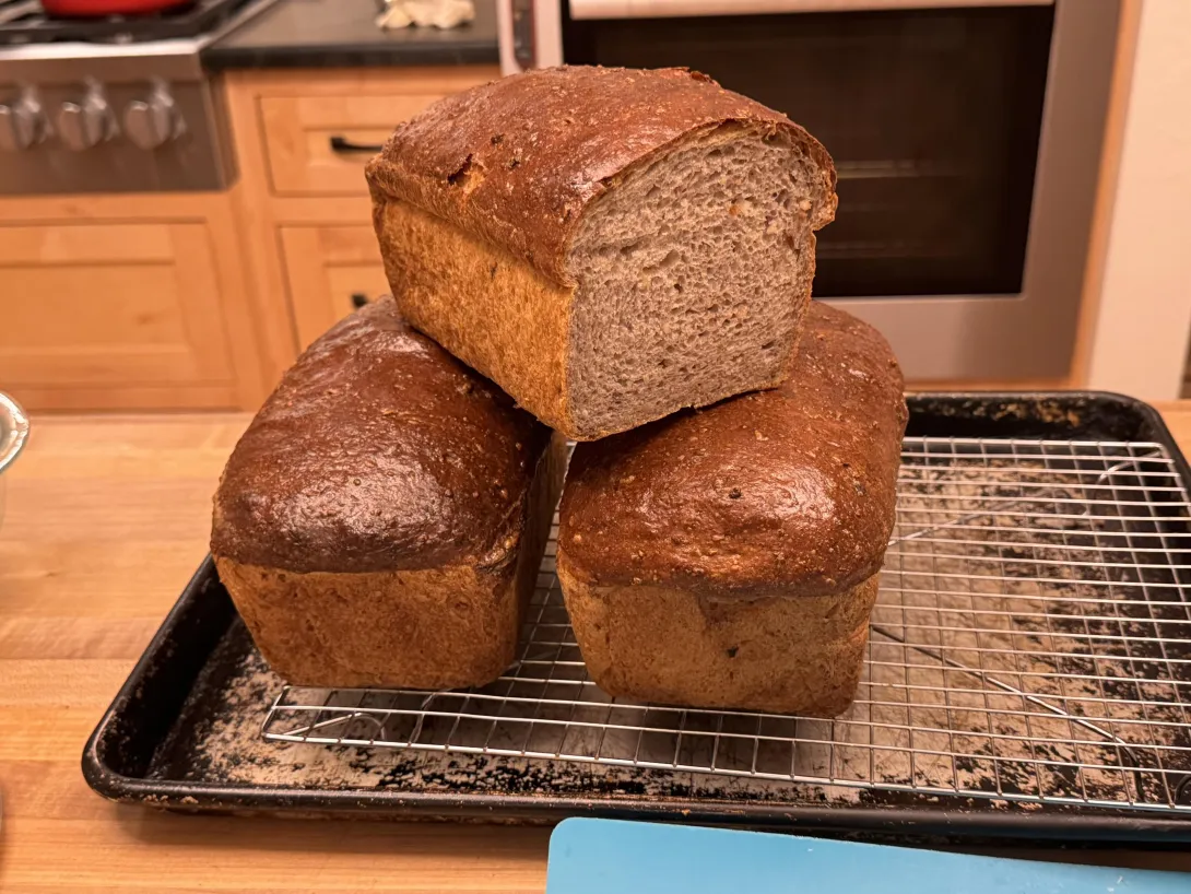Buttermilk Bulgur Sandwich Bread